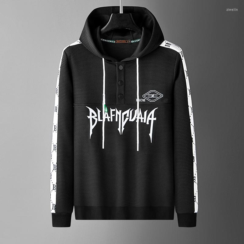 Men's Hoodies High End Embroidered Black And White Stitched Sweater Hooded Men's Autumn Winter Sports Handsome High-end Pullover
Men's Hoodies High End Embroidered Black And White Stitched Sweater Hooded Men's Autumn Winter Sports Handsome High-end Pullover