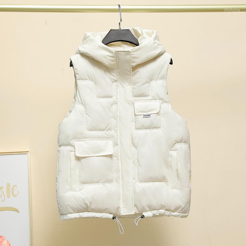 Women' Vests 2022 ALMUERK Autumn Winter Woman Vest Jacket Stand Collar Parka Cotton Padded Women Waistcoat Fashion, Beige
Women' Vests 2022 ALMUERK Autumn Winter Woman Vest Jacket Stand Collar Parka Cotton Padded Women Waistcoat Fashion, Beige