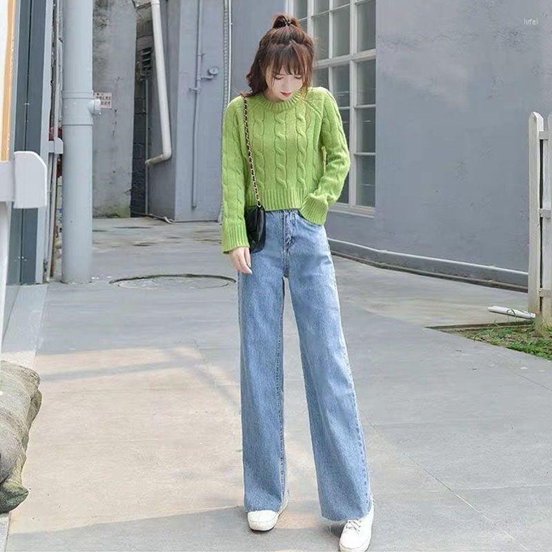 Women' Two Piece Pants Women Sweater Knitted Sets Tracksuit Pullover Long Sleeve Solid Top And Wide Leg Denim Ladies Suits G557, Green
Women' Two Piece Pants Women Sweater Knitted Sets Tracksuit Pullover Long Sleeve Solid Top And Wide Leg Denim Ladies Suits G557, Green