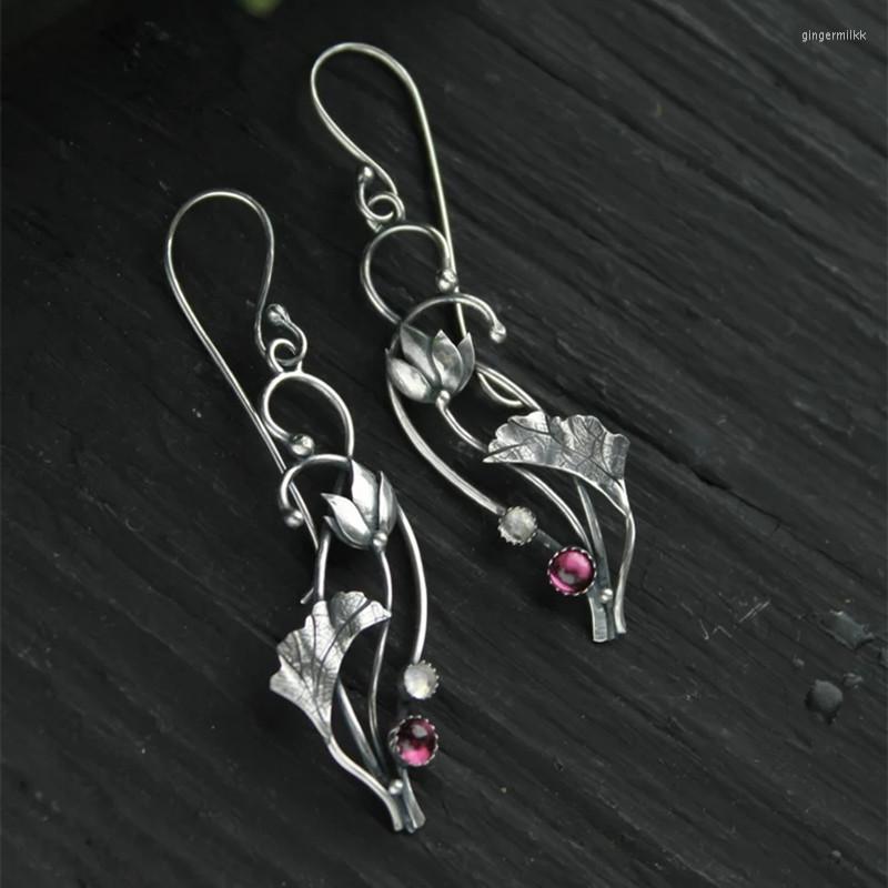 Dangle Earrings Bohemian Vintage Metal Lotus Crystal Antique Silver Color Hand Carved Hollow Leaf Drop Mujer
Dangle Earrings Bohemian Vintage Metal Lotus Crystal Antique Silver Color Hand Carved Hollow Leaf Drop Mujer