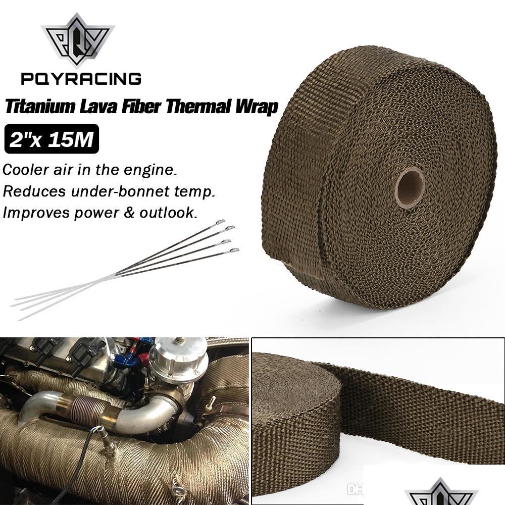 Heat Shields Pqy - 2"X 15Meter Premium Exhaust Heat Wrap Manifold Titanium Lava Fiber Thermal And 6 Pcs Ties Pqy1915T Drop Dhcarpart Dhut4
Heat Shields Pqy - 2"X 15Meter Premium Exhaust Heat Wrap Manifold Titanium Lava Fiber Thermal And 6 Pcs Ties Pqy1915T Drop Dhcarpart Dhut4