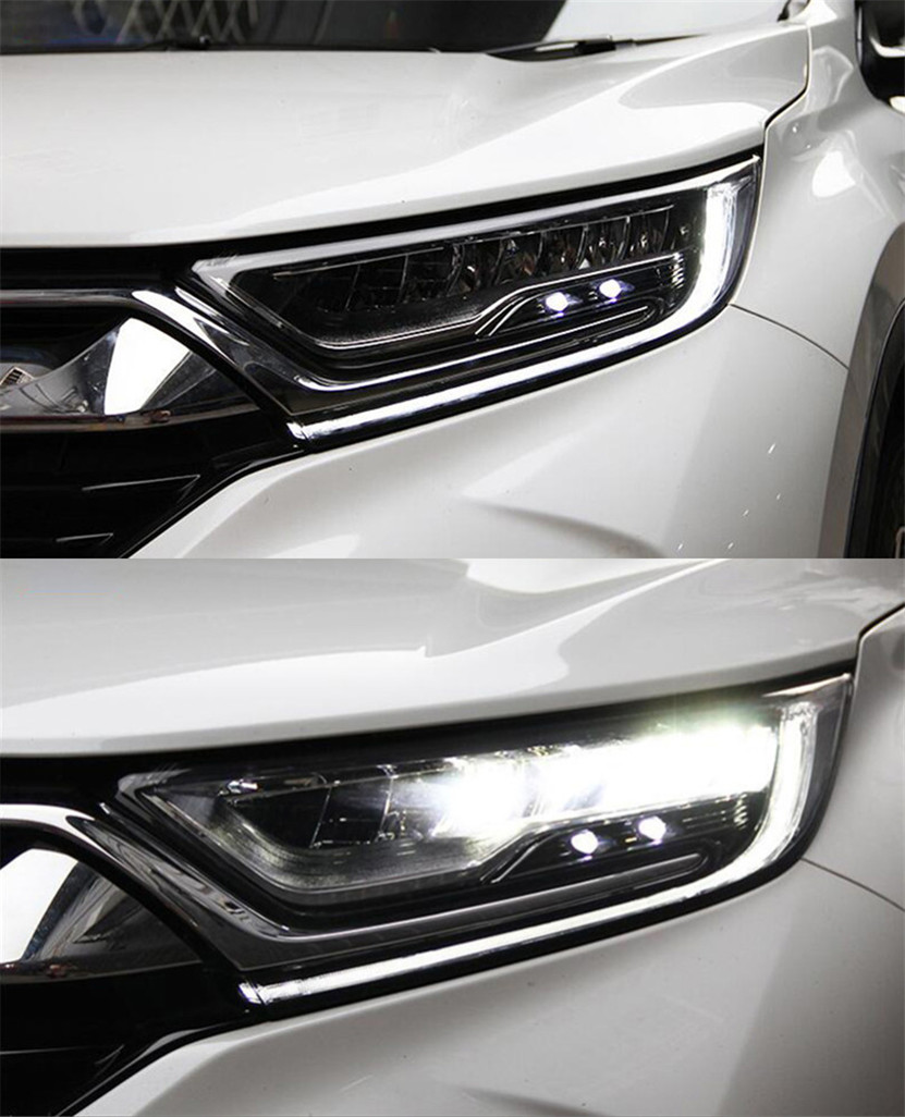 2 PCS Car Goods For Toyota RAV4 RAV 4 20 17-20 19 Head lamp LED Headlight High Beam Turn Signal Headlights