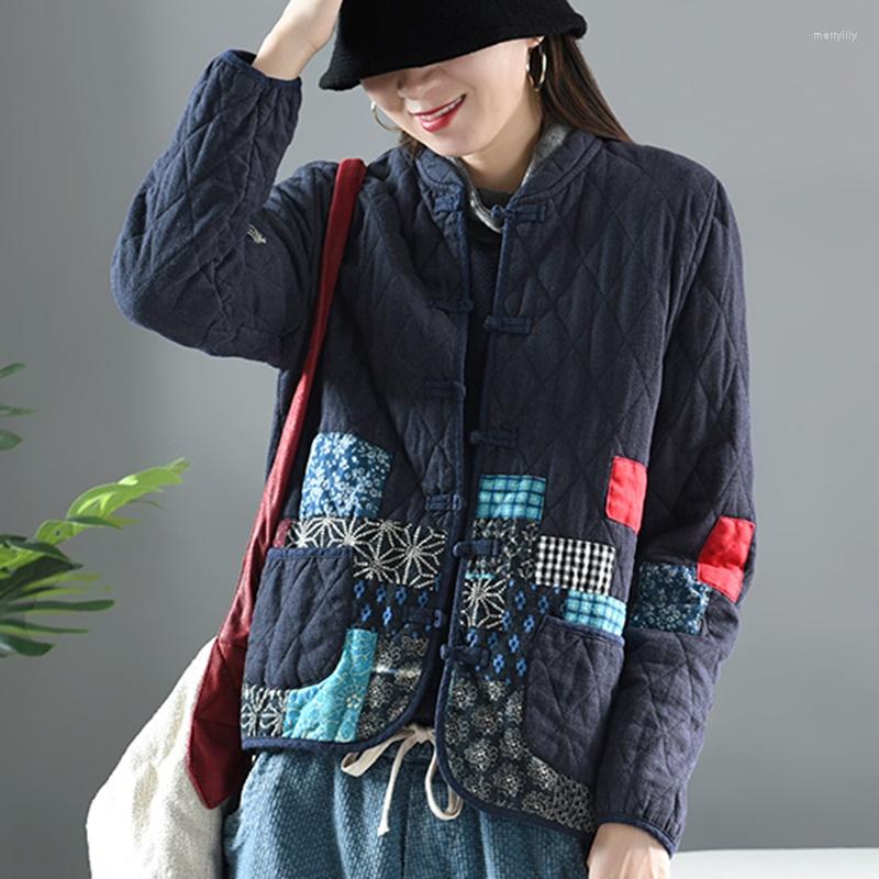 Ethnic Clothing Ladies Chinese Tops Warm Winter Top Traditional Women Patchwork Thicken Jacket Style FF2460
Ethnic Clothing Ladies Chinese Tops Warm Winter Top Traditional Women Patchwork Thicken Jacket Style FF2460