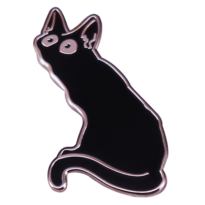 Black Cat Staring Enamel Pin Badge Brooch Gift Backpack Decoration Jewelry, As picture
Black Cat Staring Enamel Pin Badge Brooch Gift Backpack Decoration Jewelry, As picture