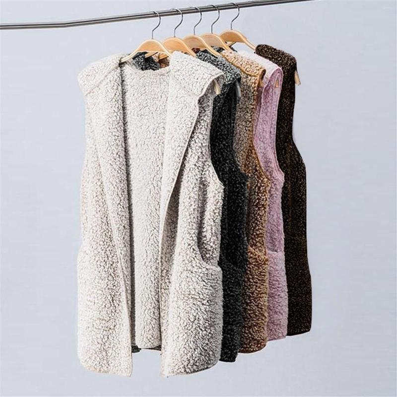 Women's Vests Women Vest Winter Warm Hoodie Outwear Casual Coat Jacket Elegant Sleeveless Faux Fur 2022 Fall Gilet Woman Waistcoat, Khaki
Women's Vests Women Vest Winter Warm Hoodie Outwear Casual Coat Jacket Elegant Sleeveless Faux Fur 2022 Fall Gilet Woman Waistcoat, Khaki