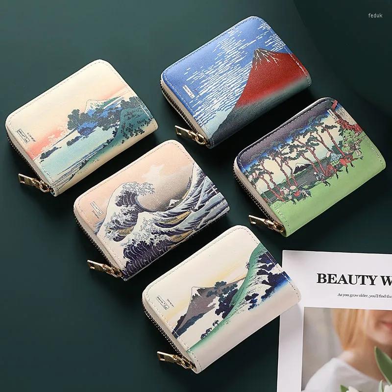 Wallets Japanese Oil Painting Art Card Holder Multi-card Slot Casual Wallet Women Vintage Y2k Aesthetic ID Storage, Huang01
Wallets Japanese Oil Painting Art Card Holder Multi-card Slot Casual Wallet Women Vintage Y2k Aesthetic ID Storage, Huang01