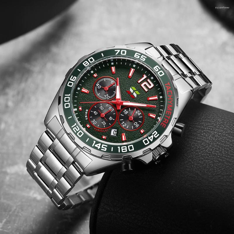 Wristwatches SWISH Luxury Stainless Steel Watch For Men Chronograph Date 24 Hours Quartz Clock Relogio Military Sport Male Wrist, White
Wristwatches SWISH Luxury Stainless Steel Watch For Men Chronograph Date 24 Hours Quartz Clock Relogio Military Sport Male Wrist, White