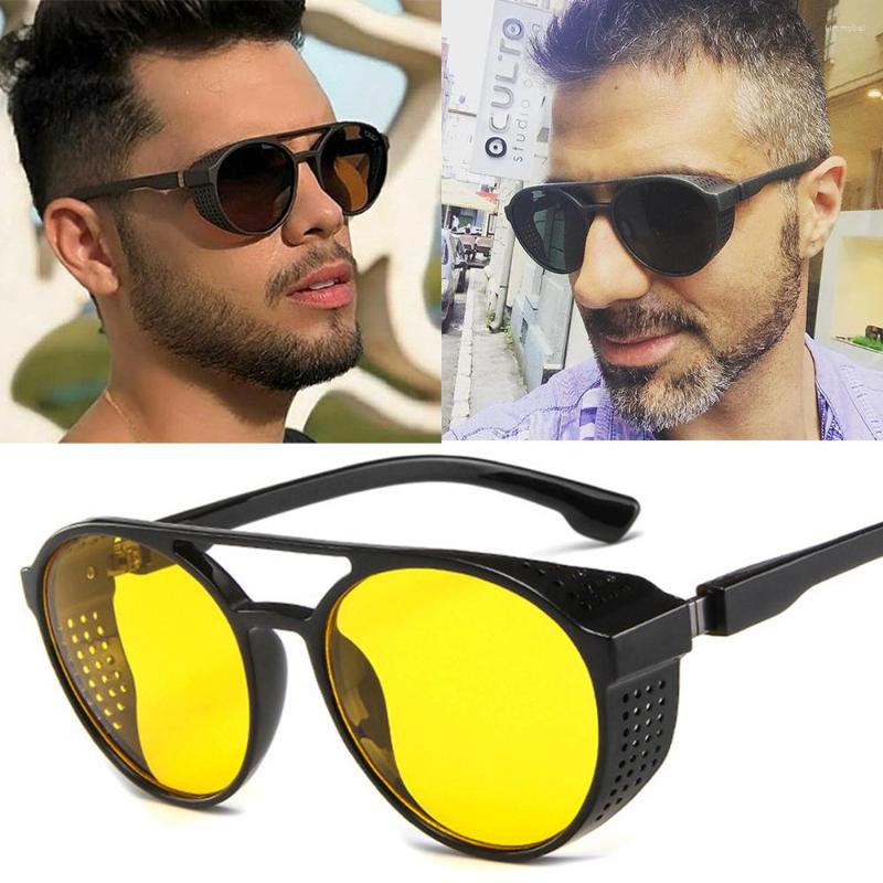 Sunglasses Classic For Men Steam Punk Designer Vintage Steampunk Sun Glasses Lunette De Soleil Homme Gafas Sol Hombre UV400
Sunglasses Classic For Men Steam Punk Designer Vintage Steampunk Sun Glasses Lunette De Soleil Homme Gafas Sol Hombre UV400