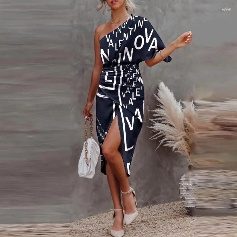Casual Dresses Sexy Off Shoulder Ruched Slit Party Dress For Women Fashion Elegant Letter Print 2022 Summer Female Vestidos, Beige
Casual Dresses Sexy Off Shoulder Ruched Slit Party Dress For Women Fashion Elegant Letter Print 2022 Summer Female Vestidos, Beige