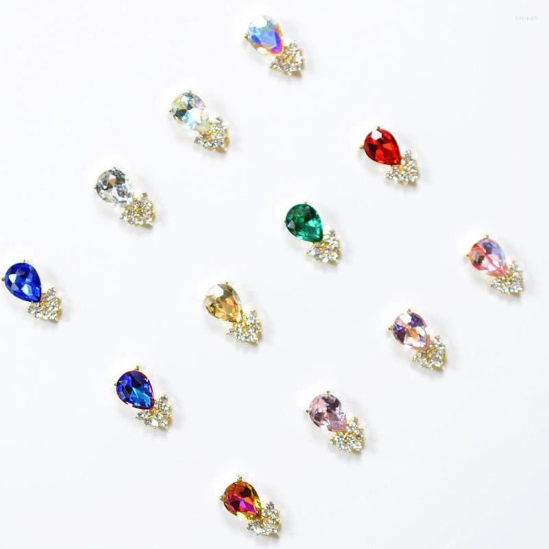 Nail Art Decorations 10Pcs Gold Luxury AB Diamond 3D Glitter Nails Rhinestones Supplies Charms Stone Design 2022
Nail Art Decorations 10Pcs Gold Luxury AB Diamond 3D Glitter Nails Rhinestones Supplies Charms Stone Design 2022