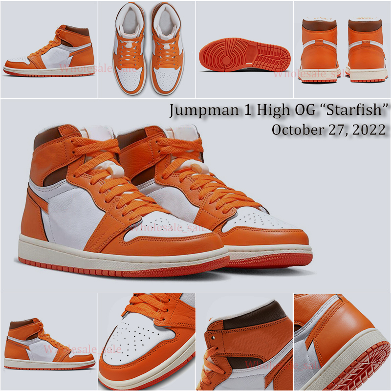 Jumpman 1 High OG WMNS Starfish Basketball Shoes Releases October 27th White Starfish Cacao Wow Sail Size 36-47, 1 newstalgia 36-47
Jumpman 1 High OG WMNS Starfish Basketball Shoes Releases October 27th White Starfish Cacao Wow Sail Size 36-47, 1 newstalgia 36-47