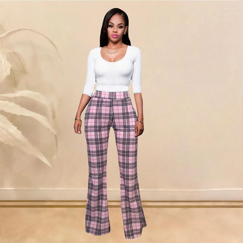 Women' Pants TNNAOFF Sexy Aesthetic Plaid Print Flare Pans For Women Fall Fashion High Waisted Skinny Elastic Side Split Streetwear, Black 
Women' Pants TNNAOFF Sexy Aesthetic Plaid Print Flare Pans For Women Fall Fashion High Waisted Skinny Elastic Side Split Streetwear, Black