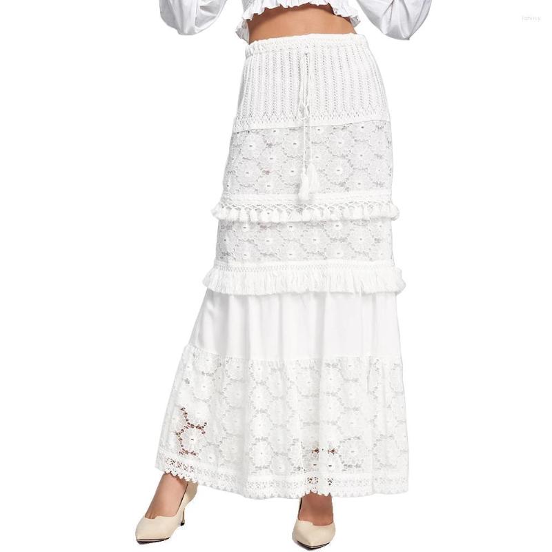 Skirts 2022 Fashion Brand Latest Design Women High-waisted White Lace Cotton Midi Skirt Drop
Skirts 2022 Fashion Brand Latest Design Women High-waisted White Lace Cotton Midi Skirt Drop