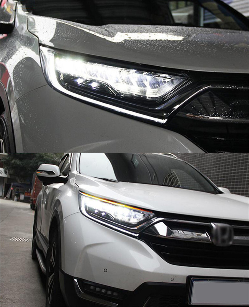 2 PCS Car Goods For Toyota RAV4 RAV 4 20 17-20 19 Head lamp LED Headlight High Beam Turn Signal Headlights