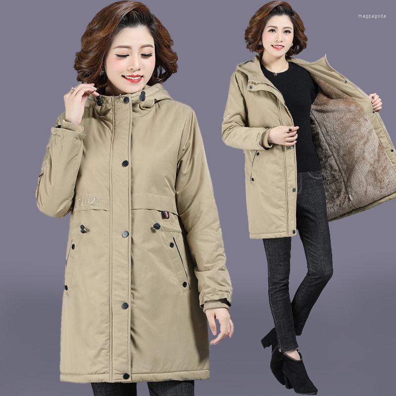 Women's Trench Coats -6XL Mother's Clothes Winter Jacket Mid-Length Plus Velvet Thick Windbreaker Cotton Padded Coat Parka Mujer, Black
Women's Trench Coats -6XL Mother's Clothes Winter Jacket Mid-Length Plus Velvet Thick Windbreaker Cotton Padded Coat Parka Mujer, Black