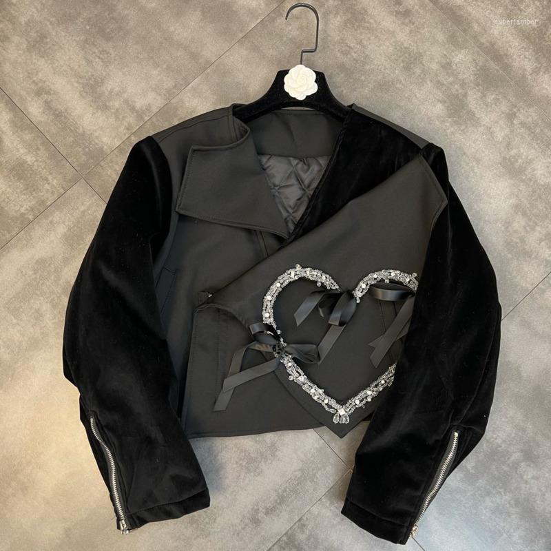 Women' Down PREPOMP 2022 Spring Arrival Long Sleeve V Neck Zipper Embroidered Flares Blaack Cotton Coat Women Jacket GD639, Black
Women' Down PREPOMP 2022 Spring Arrival Long Sleeve V Neck Zipper Embroidered Flares Blaack Cotton Coat Women Jacket GD639, Black