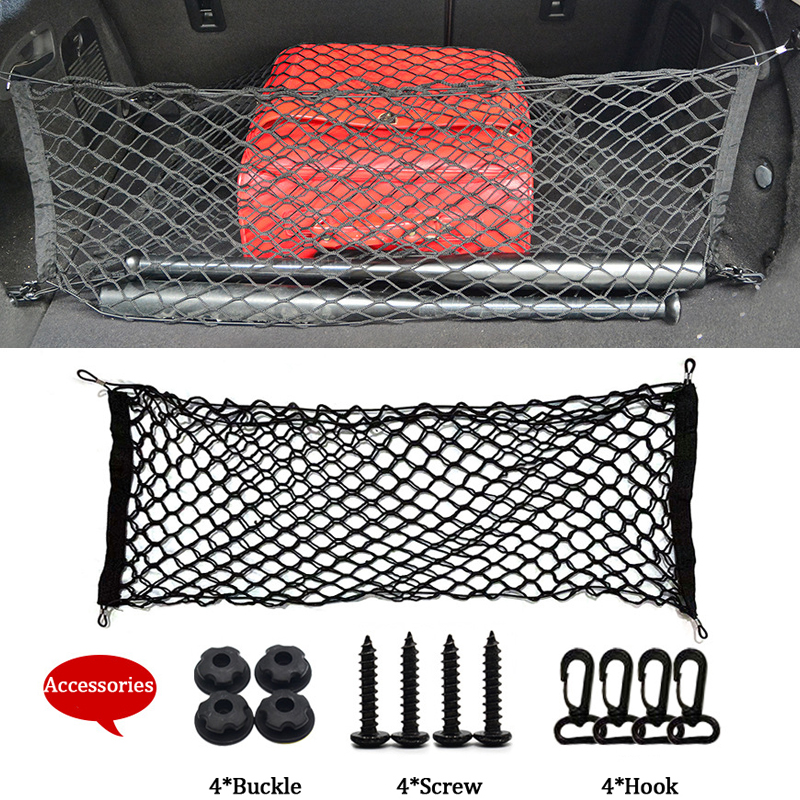 Car Rear Trunk Net Mesh Elastic Nylon Back Cargo Storage Organizer Double Layer Luggage Grocery Holder Universal Auto Interior Accessories
Car Rear Trunk Net Mesh Elastic Nylon Back Cargo Storage Organizer Double Layer Luggage Grocery Holder Universal Auto Interior Accessories