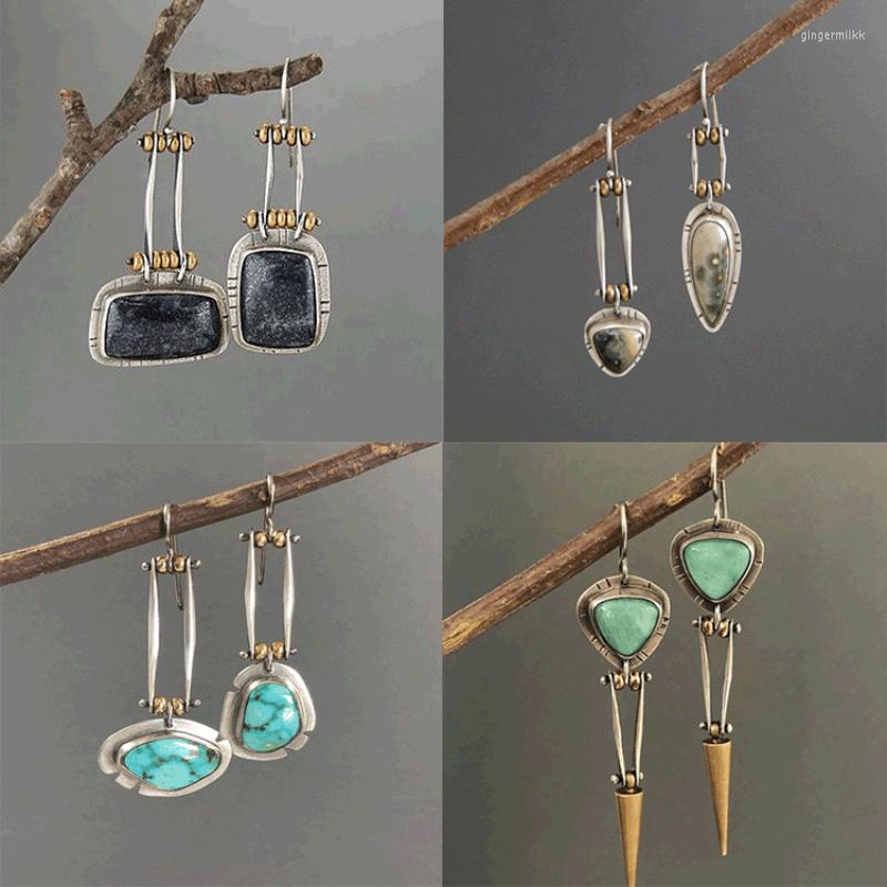 Dangle Earrings Elegant Unique Woman Fashion Silver Color Two Tone Irregular Mechanical Swing Gifts For Women
Dangle Earrings Elegant Unique Woman Fashion Silver Color Two Tone Irregular Mechanical Swing Gifts For Women