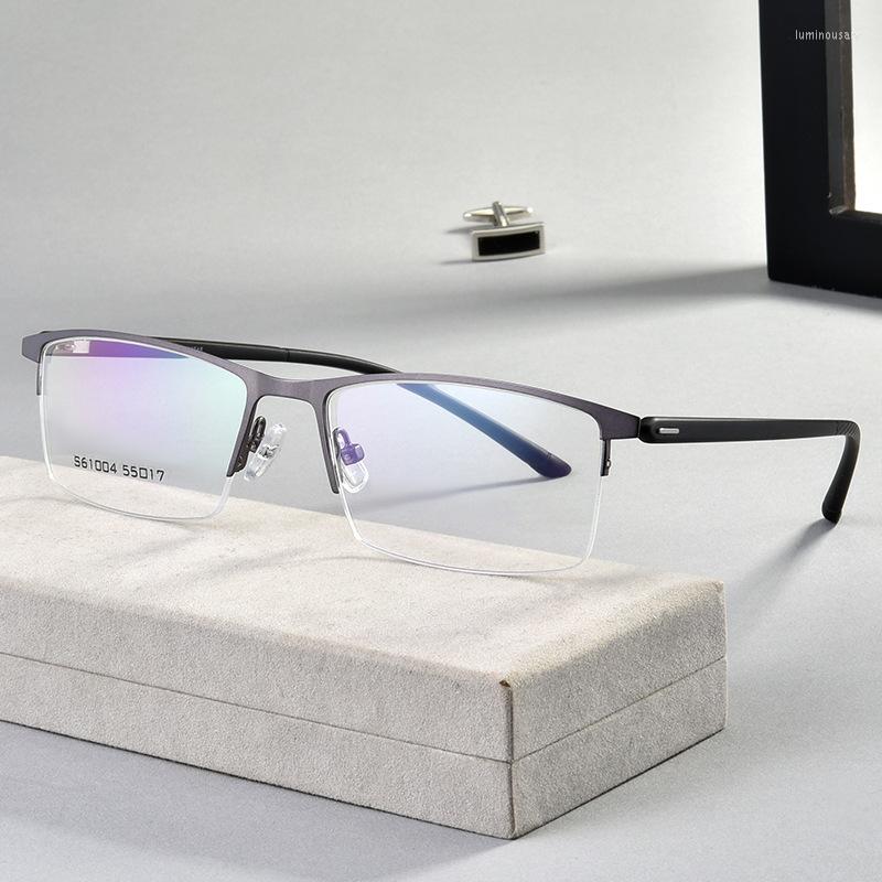 Sunglasses Frames Half Rim Metal Frame Glasses For Man Ultra Light Business Style Upsale Myopia Spectacles
Sunglasses Frames Half Rim Metal Frame Glasses For Man Ultra Light Business Style Upsale Myopia Spectacles