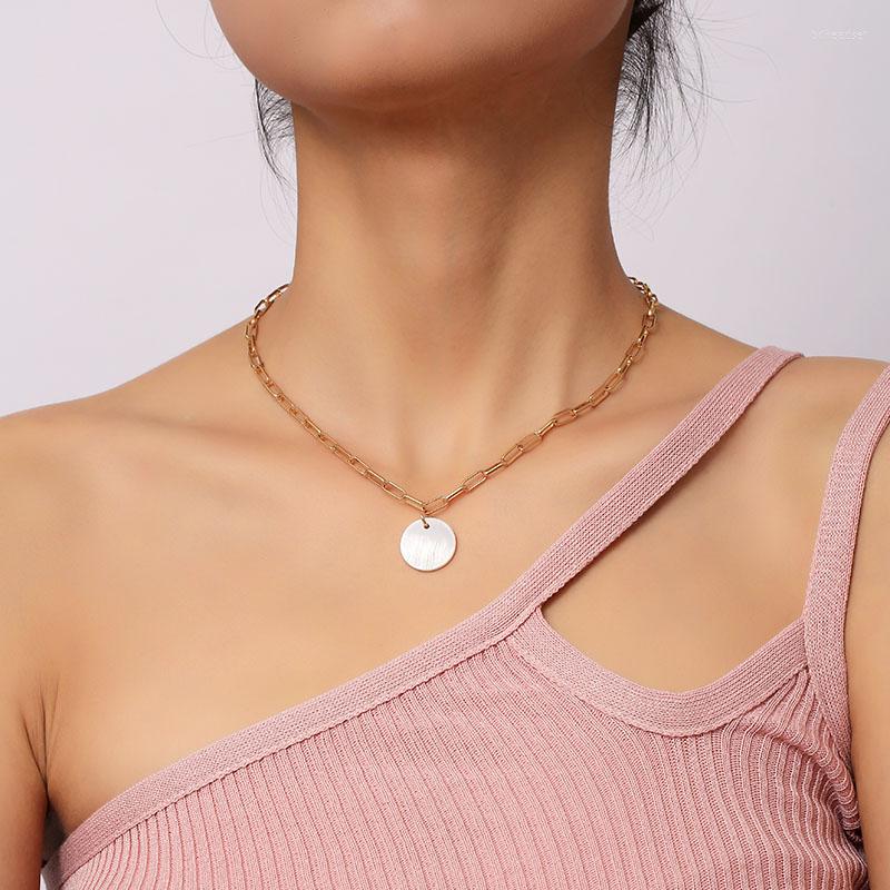 Pendant Necklaces Simple Female Fashion Gold Color Metal Chain For Women Trendy White Shell Flakes Pendants Necklace Jewelry Gifts
Pendant Necklaces Simple Female Fashion Gold Color Metal Chain For Women Trendy White Shell Flakes Pendants Necklace Jewelry Gifts
