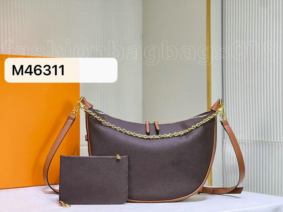 Big Loop Hobo Half-moon Baguette 2Sets Shoulder Bags Women Designer Chain Cross Body Monograms Coated Canvas Leather M46311
Big Loop Hobo Half-moon Baguette 2Sets Shoulder Bags Women Designer Chain Cross Body Monograms Coated Canvas Leather M46311