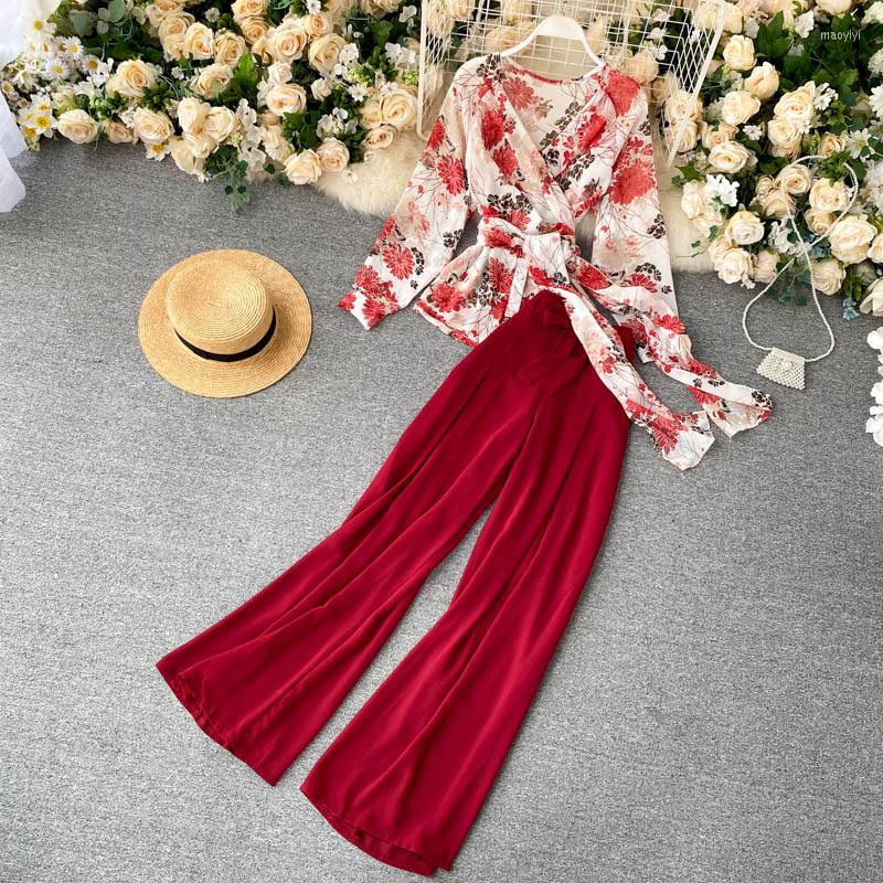 Women's Two Piece Pants Spring Womens Peice Sets 2022 Chiffon Print Sexy V-neck Top High-waisted Slim Wide Leg Women, Blue
Women's Two Piece Pants Spring Womens Peice Sets 2022 Chiffon Print Sexy V-neck Top High-waisted Slim Wide Leg Women, Blue