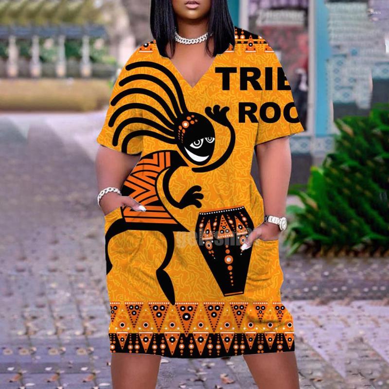 Casual Dresses Bohemia Gothic Africa 3D Print Dress Women Midi Vintage Short Sleeve V-Neck Boho Streetwear Female, Lqf1a220311l
Casual Dresses Bohemia Gothic Africa 3D Print Dress Women Midi Vintage Short Sleeve V-Neck Boho Streetwear Female, Lqf1a220311l