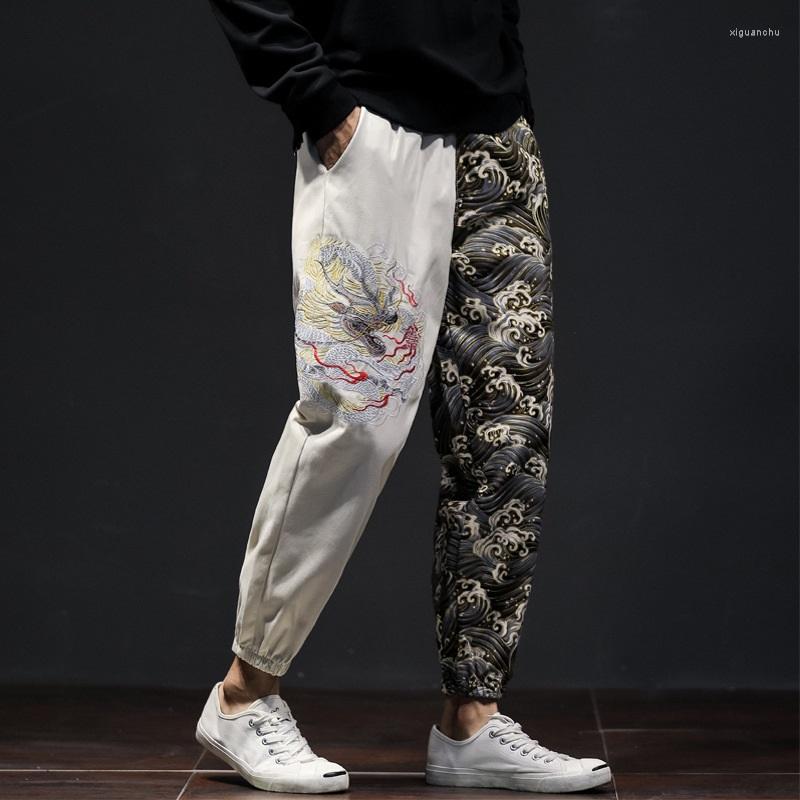 Ethnic Clothing 2022 Chinese Embroidery Dragon Wide Leg Harem Pants Men Japanese Style Harajuku Streetwear Loose Cotton Bottom Trousers
Ethnic Clothing 2022 Chinese Embroidery Dragon Wide Leg Harem Pants Men Japanese Style Harajuku Streetwear Loose Cotton Bottom Trousers