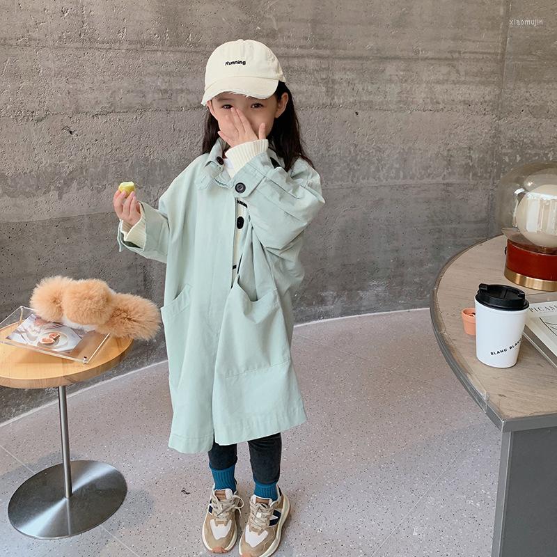 Coat 2022 Trench Turn-down Collar Full Sleeve Button Soft Comfortable Knee Length Solid Casual Pockets Autumn Children Girls, Gray
Coat 2022 Trench Turn-down Collar Full Sleeve Button Soft Comfortable Knee Length Solid Casual Pockets Autumn Children Girls, Gray