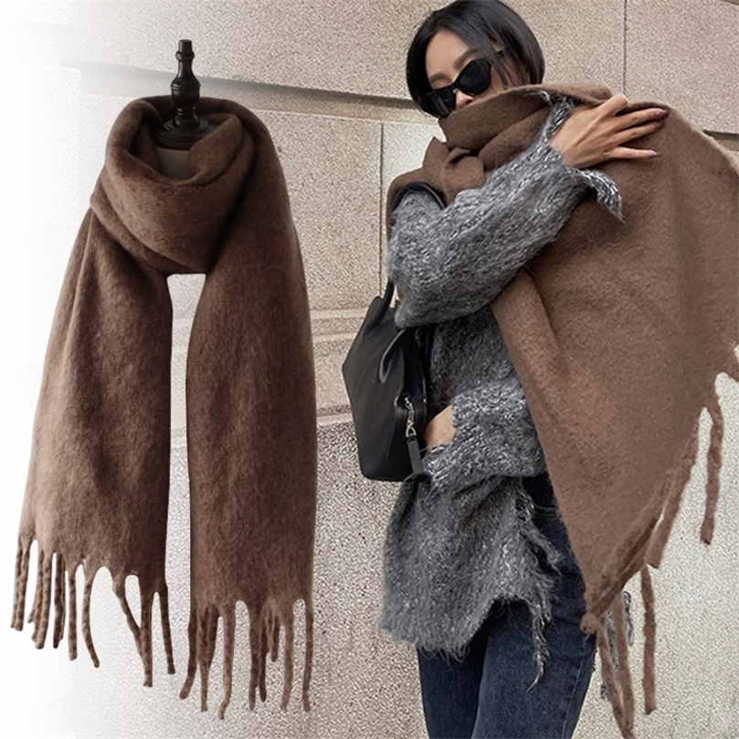 Scarves Warm Winter Scarf Cashmere Women Pashmina Shawls Wrap Girls Thick Blanket Soft Stoles Fashion Long Tassel Female Foulard 221010
Scarves Warm Winter Scarf Cashmere Women Pashmina Shawls Wrap Girls Thick Blanket Soft Stoles Fashion Long Tassel Female Foulard 221010