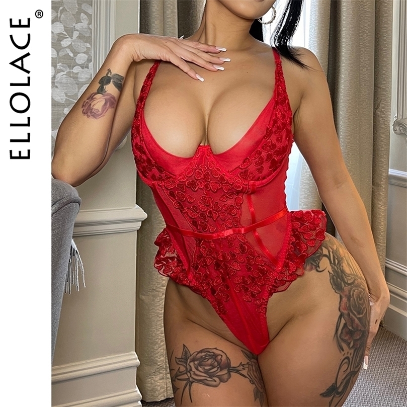 Sexy Pyjamas Ellolace Sexy Lingerie Bodysuit Women HeartShaped Embroidery Body Crotchless Female Fancy Cloth Red Erotic Costume 221010
Sexy Pyjamas Ellolace Sexy Lingerie Bodysuit Women HeartShaped Embroidery Body Crotchless Female Fancy Cloth Red Erotic Costume 221010