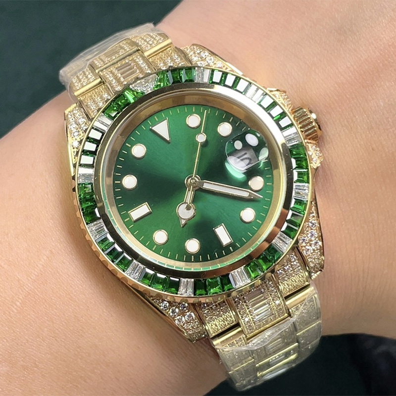 Diamond Mens Watch Automatic Mechanical Watches Business WristWatch Stainless Steel Strap Sapphire Montre de luxe 40MM Fashion Watches, Color 1
Diamond Mens Watch Automatic Mechanical Watches Business WristWatch Stainless Steel Strap Sapphire Montre de luxe 40MM Fashion Watches, Color 1