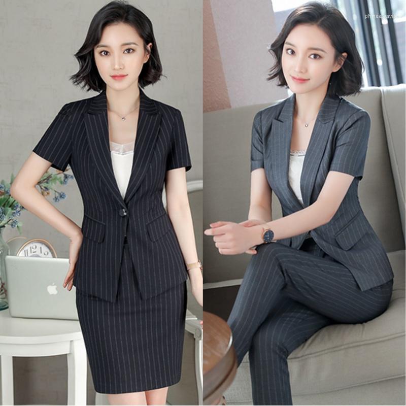 Women' Two Piece Pants Fashion Women' ClothingOLBusiness Suit Formal Wear Work Clothes Workwear Striped Short Sleeve Office Lady, Gray stripe coat ski
Women' Two Piece Pants Fashion Women' ClothingOLBusiness Suit Formal Wear Work Clothes Workwear Striped Short Sleeve Office Lady, Gray stripe coat ski