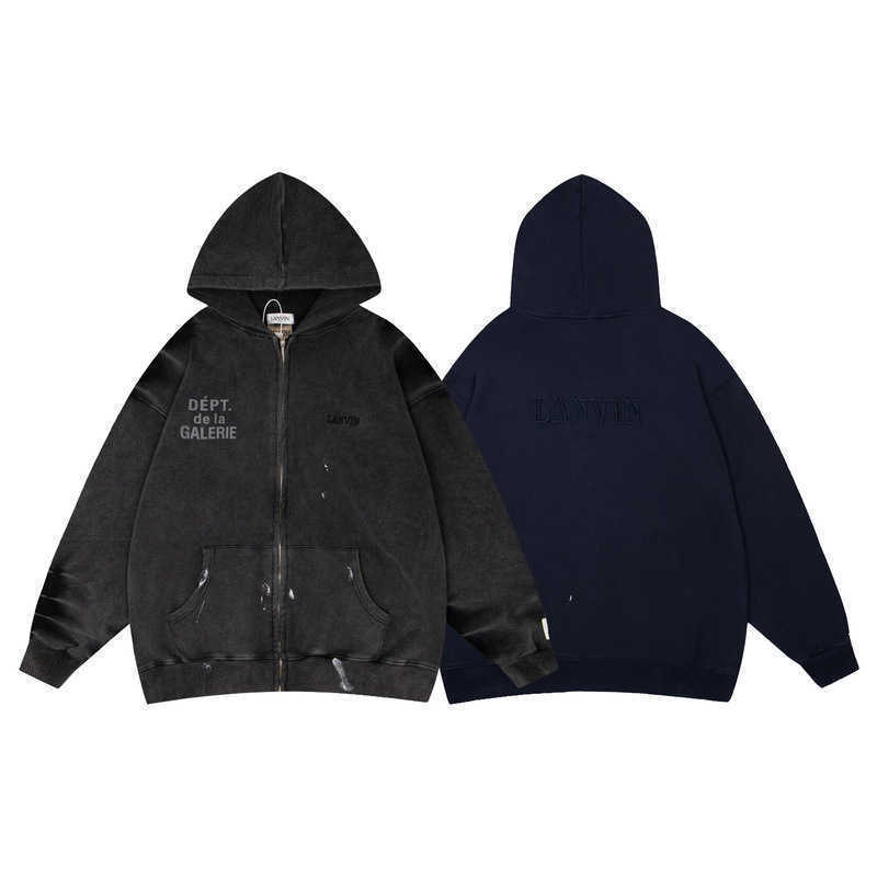 Men' Hoodies Sweatshirts Galleryes Dept Brand Teenager Water Washing Zipper Coat Letter Printed Pullover for Men Women, Black
Men' Hoodies Sweatshirts Galleryes Dept Brand Teenager Water Washing Zipper Coat Letter Printed Pullover for Men Women, Black