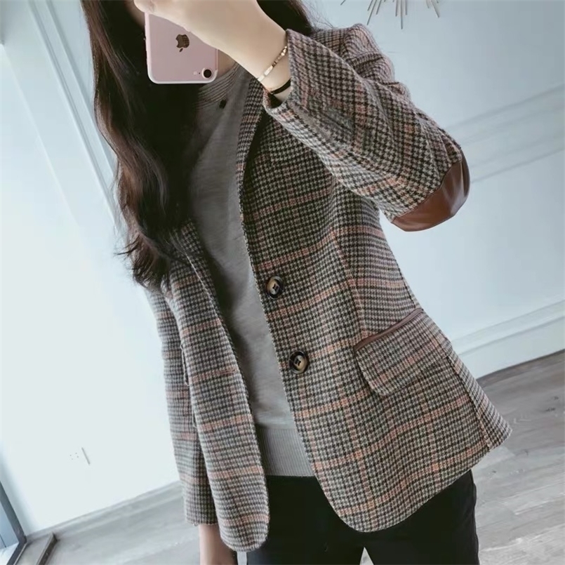 Women's Suits Blazers Fashion Business Interview Plaid Suits Women Work Office Ladies Long Sleeve Vintage Blazer 221010, Auburn
Women's Suits Blazers Fashion Business Interview Plaid Suits Women Work Office Ladies Long Sleeve Vintage Blazer 221010, Auburn