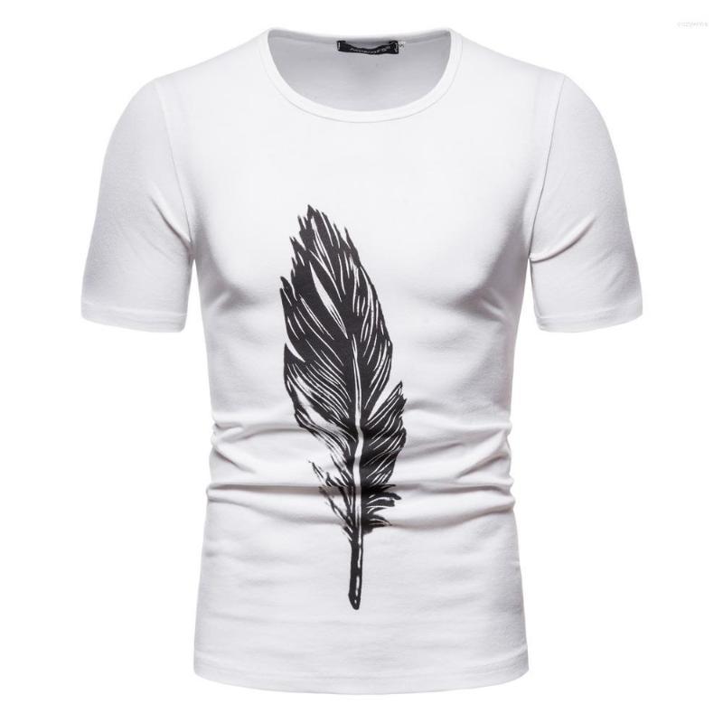 Men' T Shirts White Feather Print Shirt Men 2022 Summer Slim Fit Short Sleeve Tshirt Harajuku Casual T-shirt Male Camisetas Hombre
Men' T Shirts White Feather Print Shirt Men 2022 Summer Slim Fit Short Sleeve Tshirt Harajuku Casual T-shirt Male Camisetas Hombre