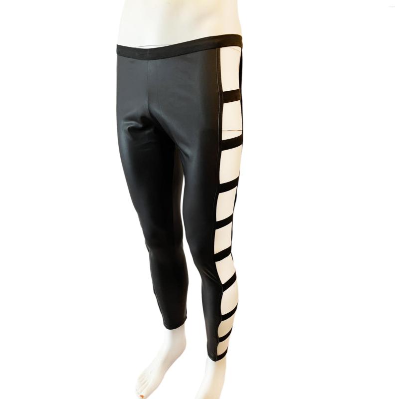 Men's Pants Sexy Men Trousers Side Lace Up PU Leather Latex Leggings Long Fitness Clubwear Gay Wetlook Jogger Homme, Black
Men's Pants Sexy Men Trousers Side Lace Up PU Leather Latex Leggings Long Fitness Clubwear Gay Wetlook Jogger Homme, Black