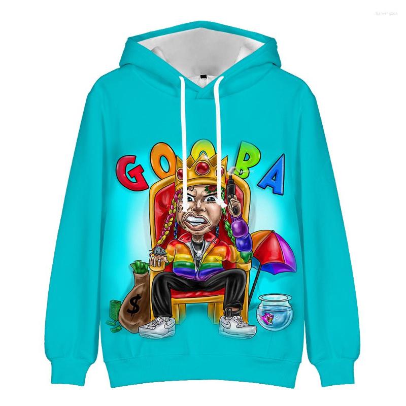 Men's Hoodies Rapper 6ix9ine Teenage 3D Sweatshirt Men Hoodie For Women Hip Hop Style Unisex Tekashi69 Pullovers Coat
Men's Hoodies Rapper 6ix9ine Teenage 3D Sweatshirt Men Hoodie For Women Hip Hop Style Unisex Tekashi69 Pullovers Coat