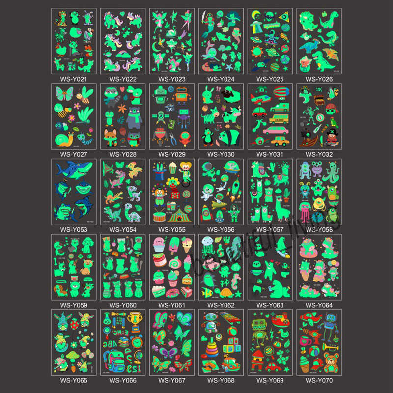 10PCS Tattoo Stickers Luminous Child Kid Temporary Fake Tattoos Glow Paste Face Arm Leg Children Body Art Mermaid Sticker VTMTB1778
10PCS Tattoo Stickers Luminous Child Kid Temporary Fake Tattoos Glow Paste Face Arm Leg Children Body Art Mermaid Sticker VTMTB1778