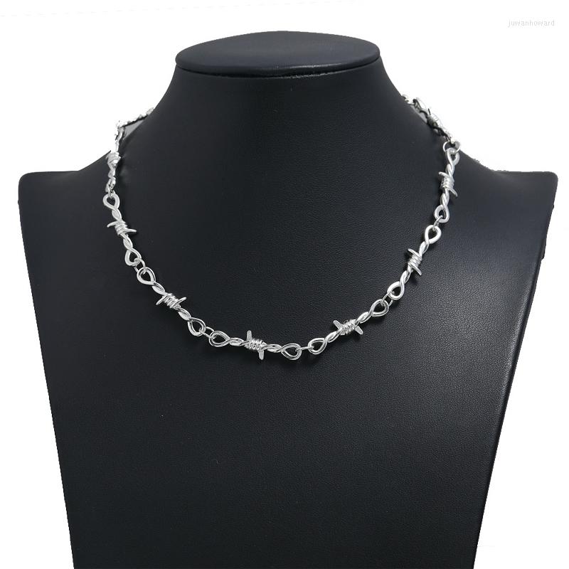 Chains Twist Necklace For Men Hip Hop Jewelry Rock Punk Thorns Wire Chain Trendy Gift Female
Chains Twist Necklace For Men Hip Hop Jewelry Rock Punk Thorns Wire Chain Trendy Gift Female