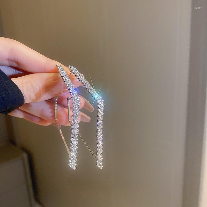 Hoop Earrings High Luxury Rhinestone Round Double Layer For Women 925 Silver Needle Punk Style Exaggerated Geometric Earring Jewelry
Hoop Earrings High Luxury Rhinestone Round Double Layer For Women 925 Silver Needle Punk Style Exaggerated Geometric Earring Jewelry