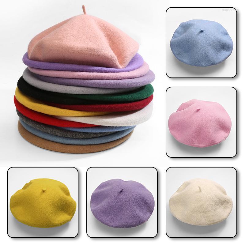 Berets Winter Hat Beret French Artist Warm Wool Women's Vintage Plain Hats Solid Color Elegant Lady Caps For Girl Christmas GBerets
Berets Winter Hat Beret French Artist Warm Wool Women's Vintage Plain Hats Solid Color Elegant Lady Caps For Girl Christmas GBerets