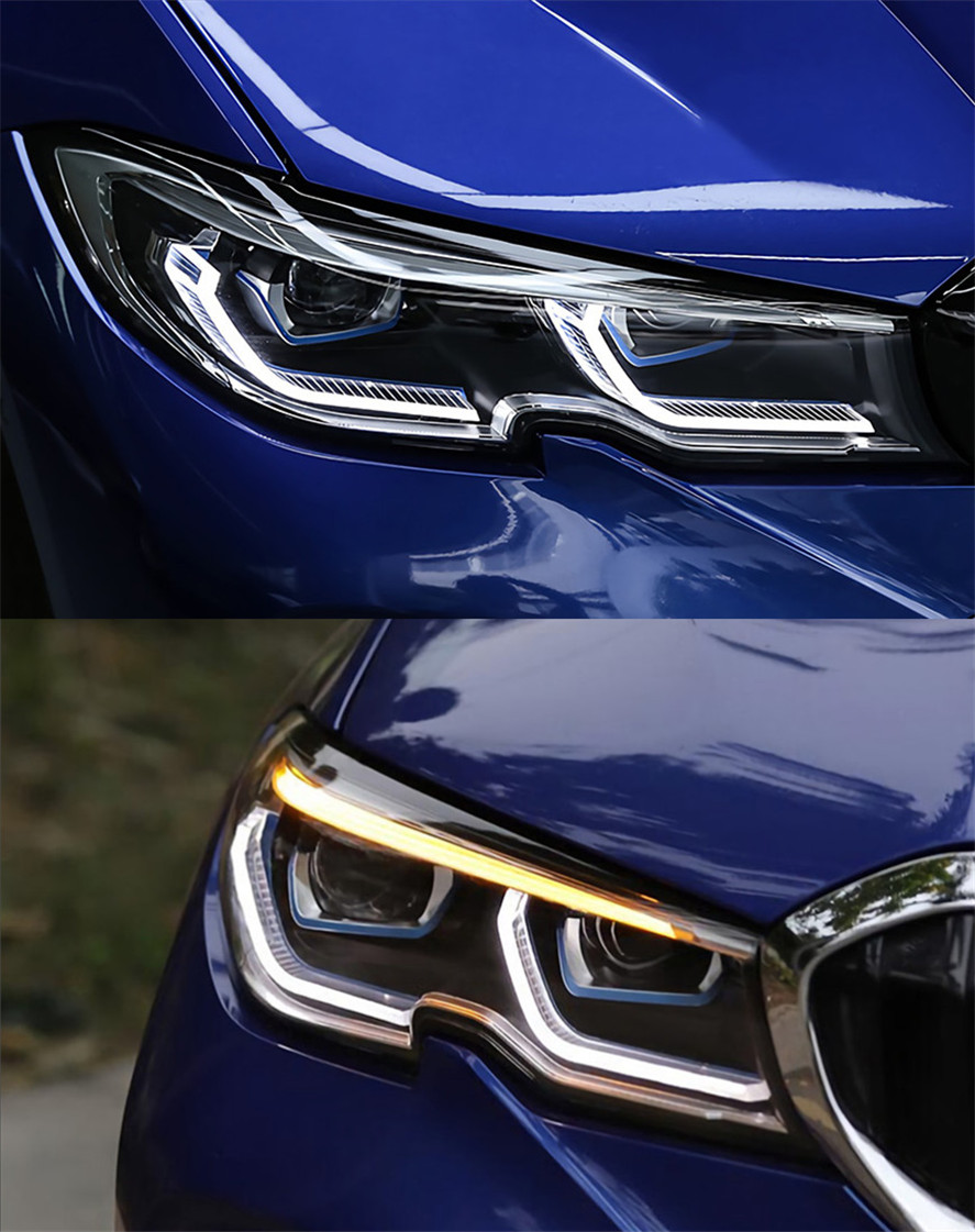 Car Lights Parts For BMW G20 G28 3 Series 20 19-2022 M3 Laser Head lamps LED Headlight LED Dual Beam Lens