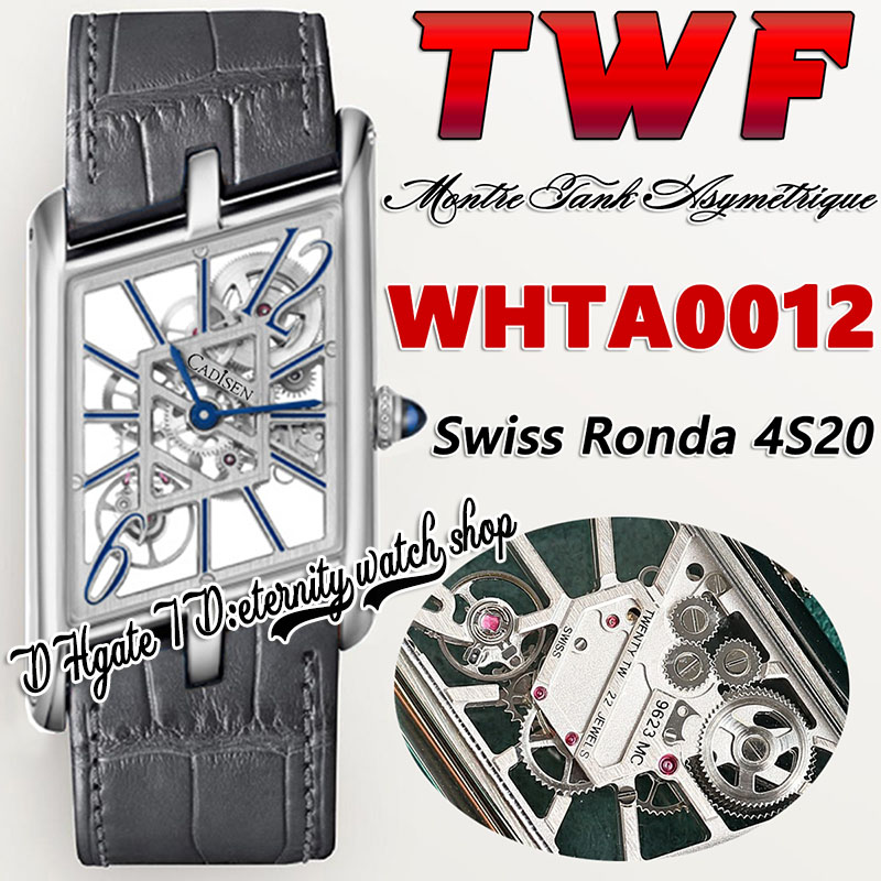 TWF tw0012 Swiss Ronda 4S20 Quartz Mens Watch Montre Asymetrique Unisex Watch Steel Case Skeleton Dial Stick Markers Gray Leather Super Edition eternity Watches, Watch waterproof production cost
TWF tw0012 Swiss Ronda 4S20 Quartz Mens Watch Montre Asymetrique Unisex Watch Steel Case Skeleton Dial Stick Markers Gray Leather Super Edition eternity Watches, Watch waterproof production cost