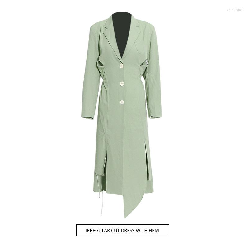 Women' Trench Coats Coat For Women Matcha Green Slim Suit 2022 Spring And Autumn Style Back Hollow Single-breasted Long
Women' Trench Coats Coat For Women Matcha Green Slim Suit 2022 Spring And Autumn Style Back Hollow Single-breasted Long