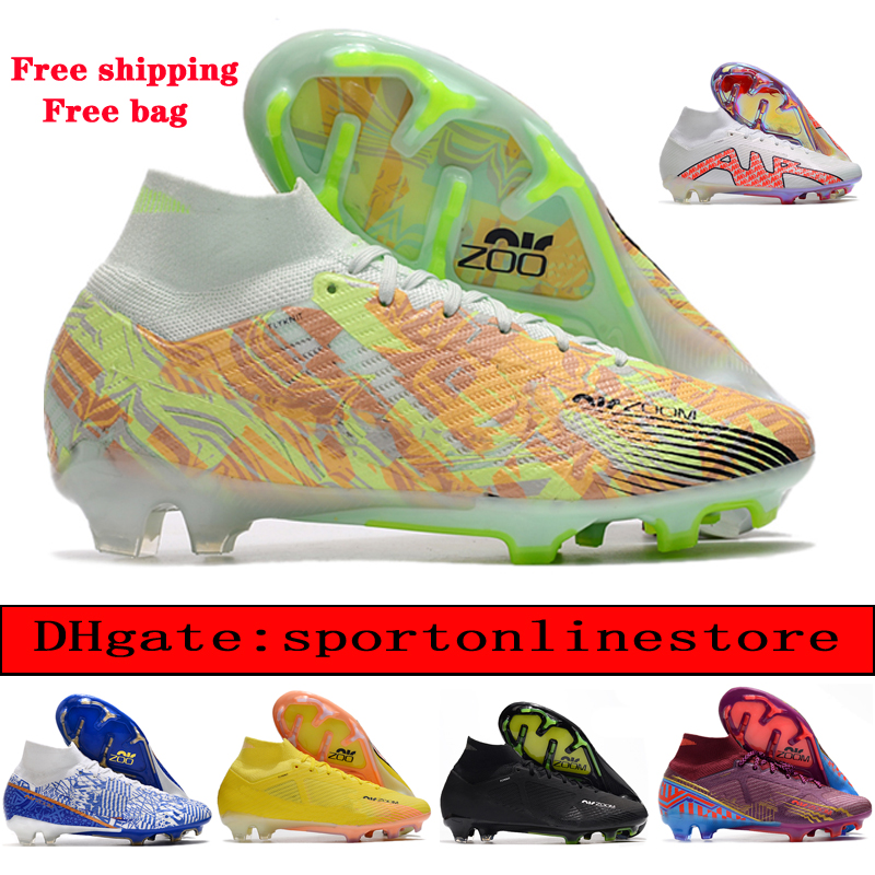 Send With Bag mens Soccer Boots Zoom Mercurial Vapores IX 15 Elite FG Knit ACC Football Cleats Men Outdoor Firm Ground Trainers Soccer Shoes Bonded Pack Lucent CR7, Color 1
Send With Bag mens Soccer Boots Zoom Mercurial Vapores IX 15 Elite FG Knit ACC Football Cleats Men Outdoor Firm Ground Trainers Soccer Shoes Bonded Pack Lucent CR7, Color 1