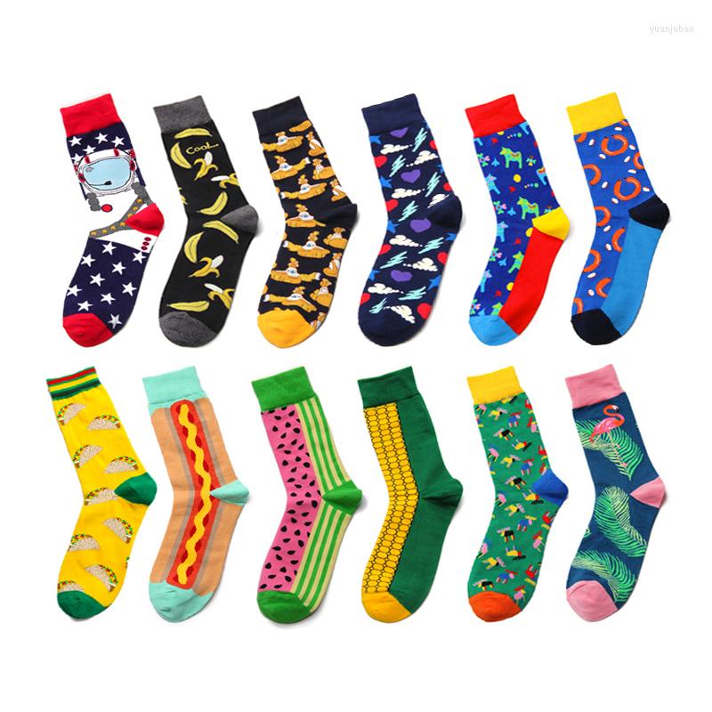 Men's Socks Men Korea Cartoon Colorful Happy Hip Hop Skate Harajuku Funny Street Style Fashion Dress Cotton Sock Yellow Green, Blue
Men's Socks Men Korea Cartoon Colorful Happy Hip Hop Skate Harajuku Funny Street Style Fashion Dress Cotton Sock Yellow Green, Blue