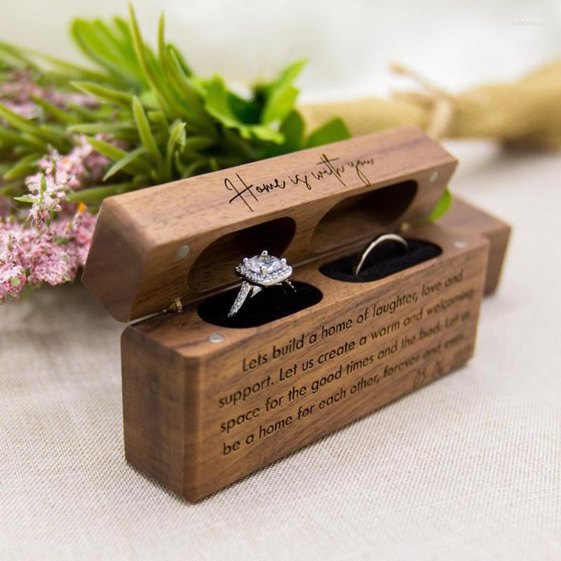 Jewelry Pouches Ring Box For Wedding Ceremony Wooden Double Bearer Holder Engagement Boxes Walnut
Jewelry Pouches Ring Box For Wedding Ceremony Wooden Double Bearer Holder Engagement Boxes Walnut