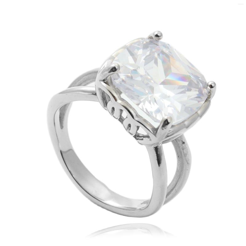 Wedding Rings Fashion Jewelry Stainless Steel White Stone Ring Men Trendy Simple Punk Gift 27069
Wedding Rings Fashion Jewelry Stainless Steel White Stone Ring Men Trendy Simple Punk Gift 27069
