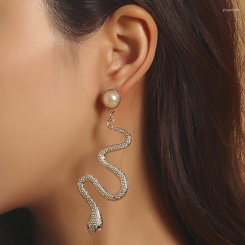 Dangle Earrings Punk Style Female Fashion Animal Big Snake For Women Trendy Gold Color Metal Drop Earring Party Jewelry Gifts
Dangle Earrings Punk Style Female Fashion Animal Big Snake For Women Trendy Gold Color Metal Drop Earring Party Jewelry Gifts